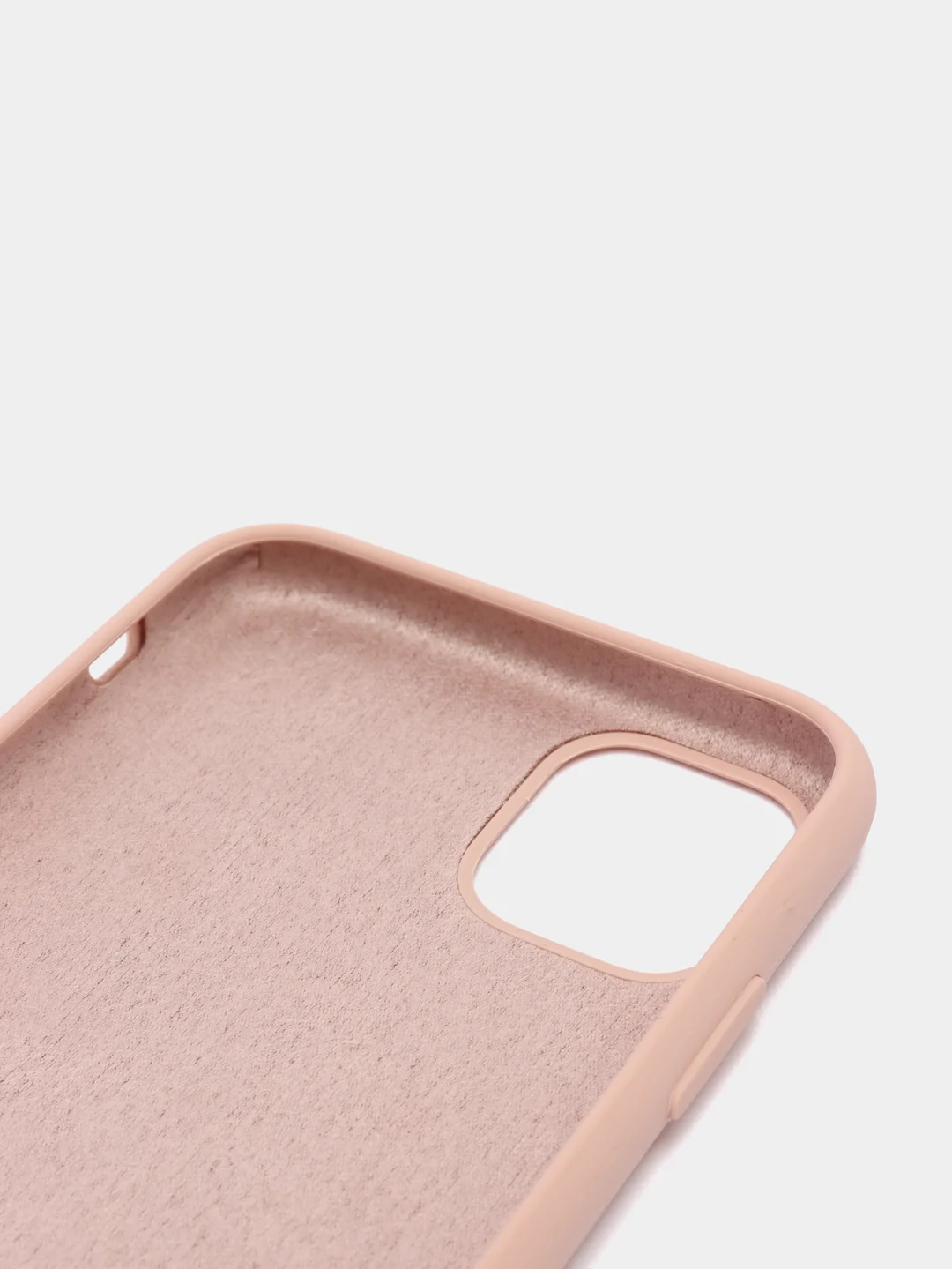 Бежевый меланж чехол накладка Apple Silicone Case для iPhone 11