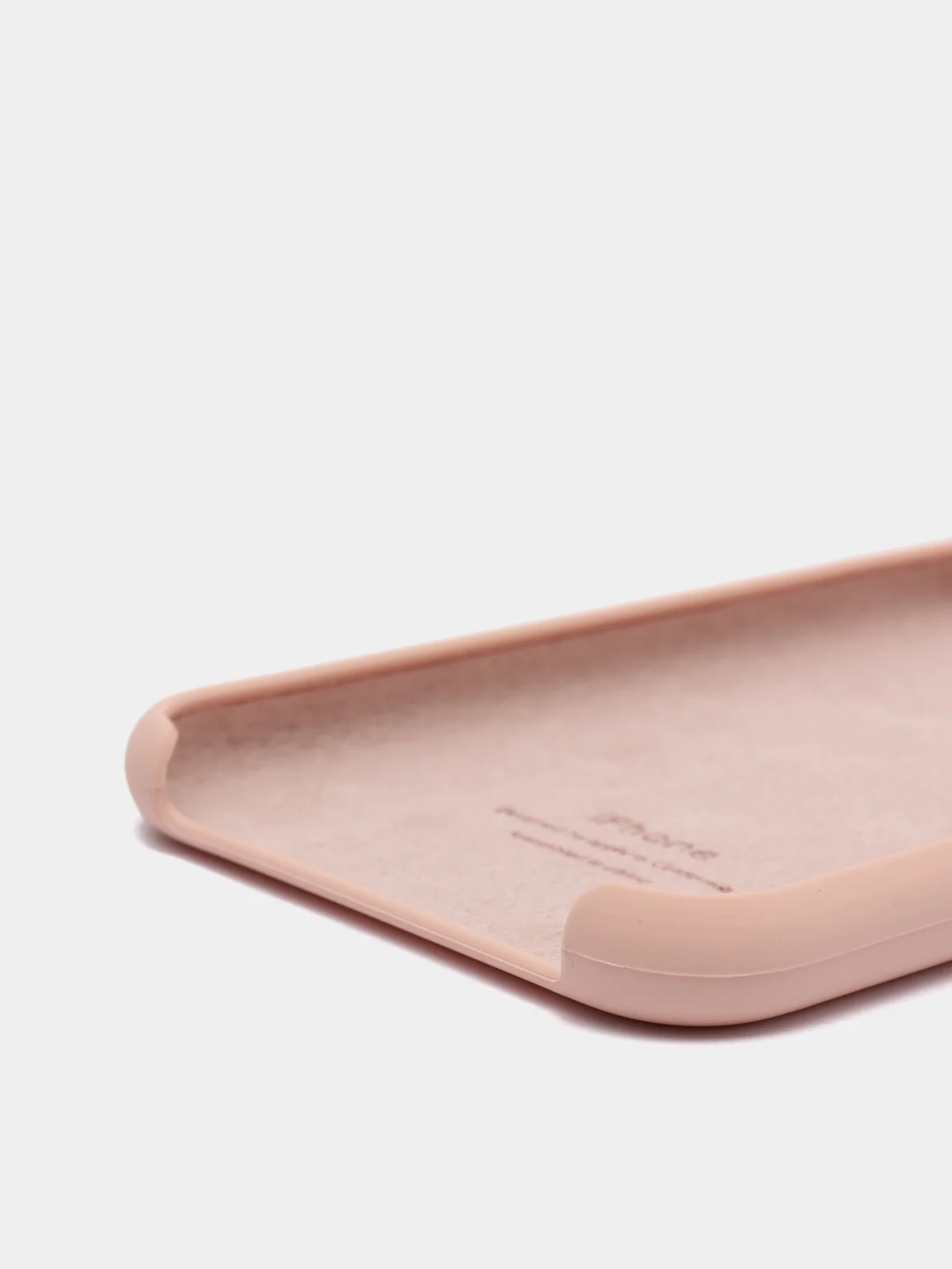 Бежевый меланж чехол накладка Apple Silicone Case для iPhone 11