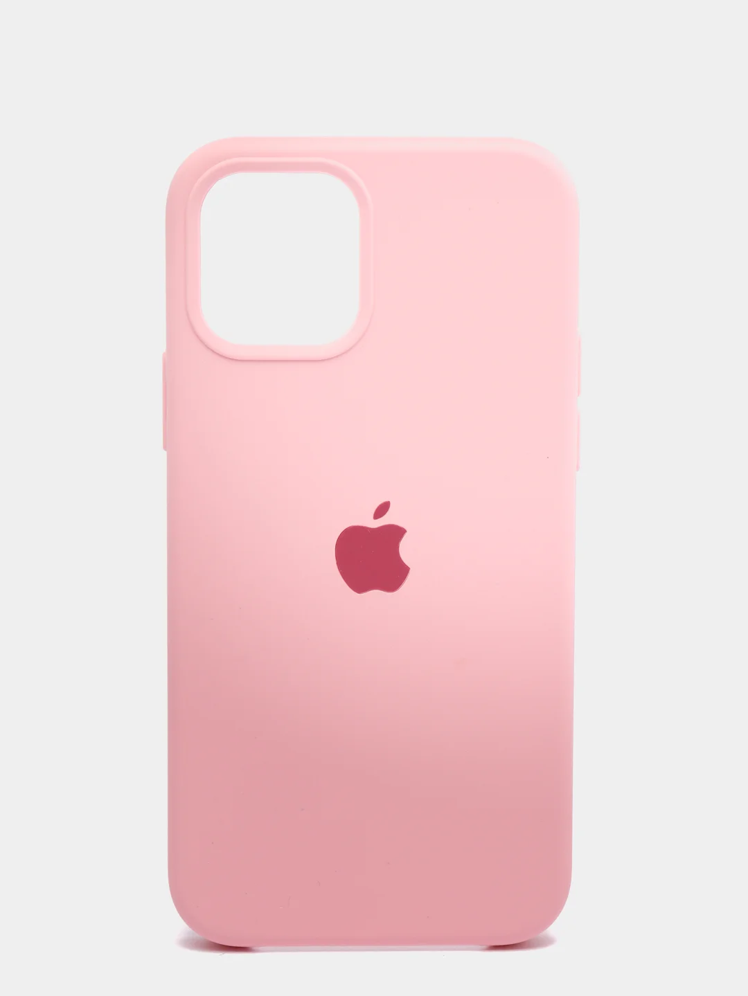 Розовый чехол силиконовый Apple Silicone Case для iPhone 12 / iPhone 12 Pro