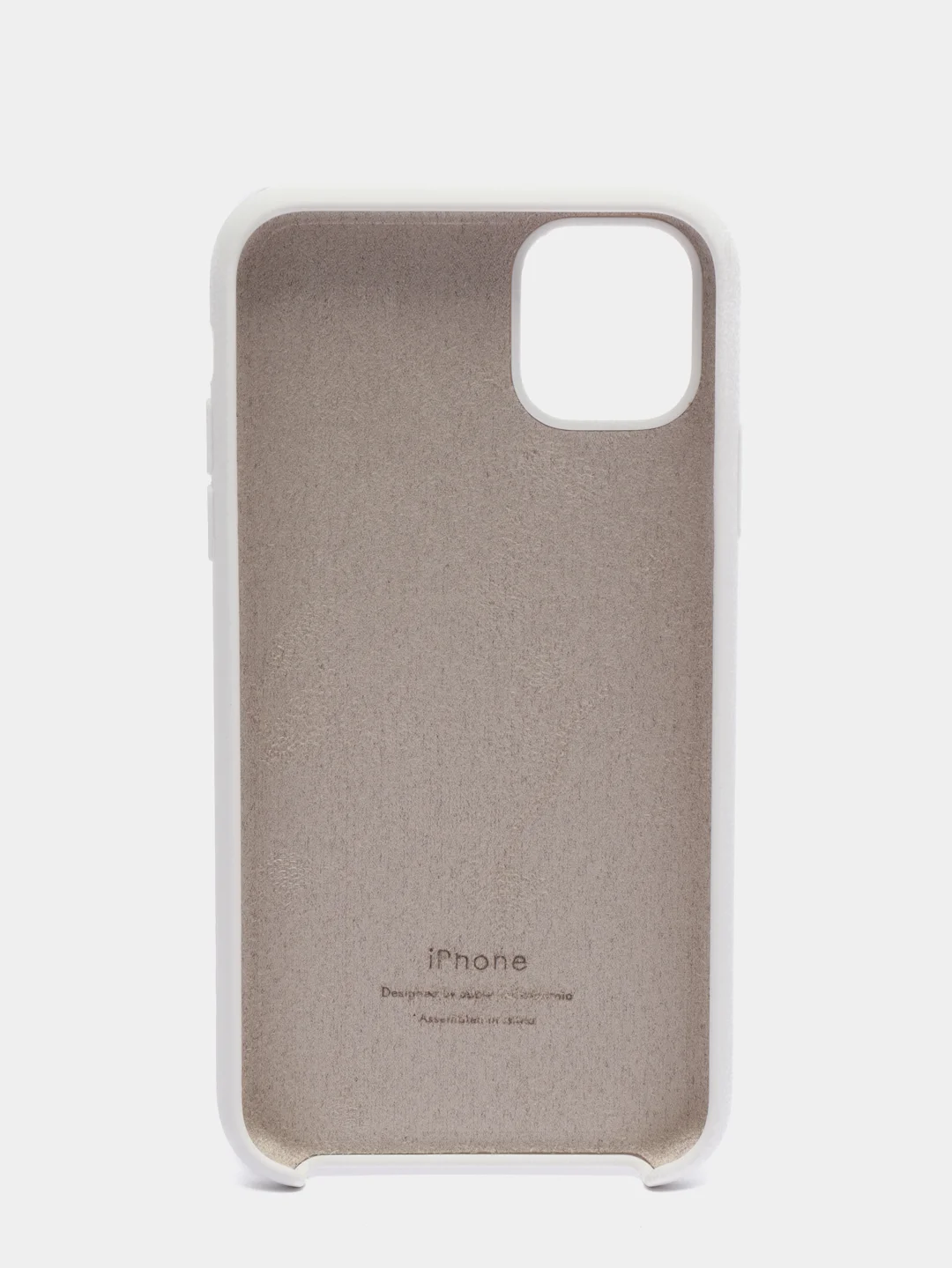 Белый чехол накладка Apple Silicone Case для iPhone 11