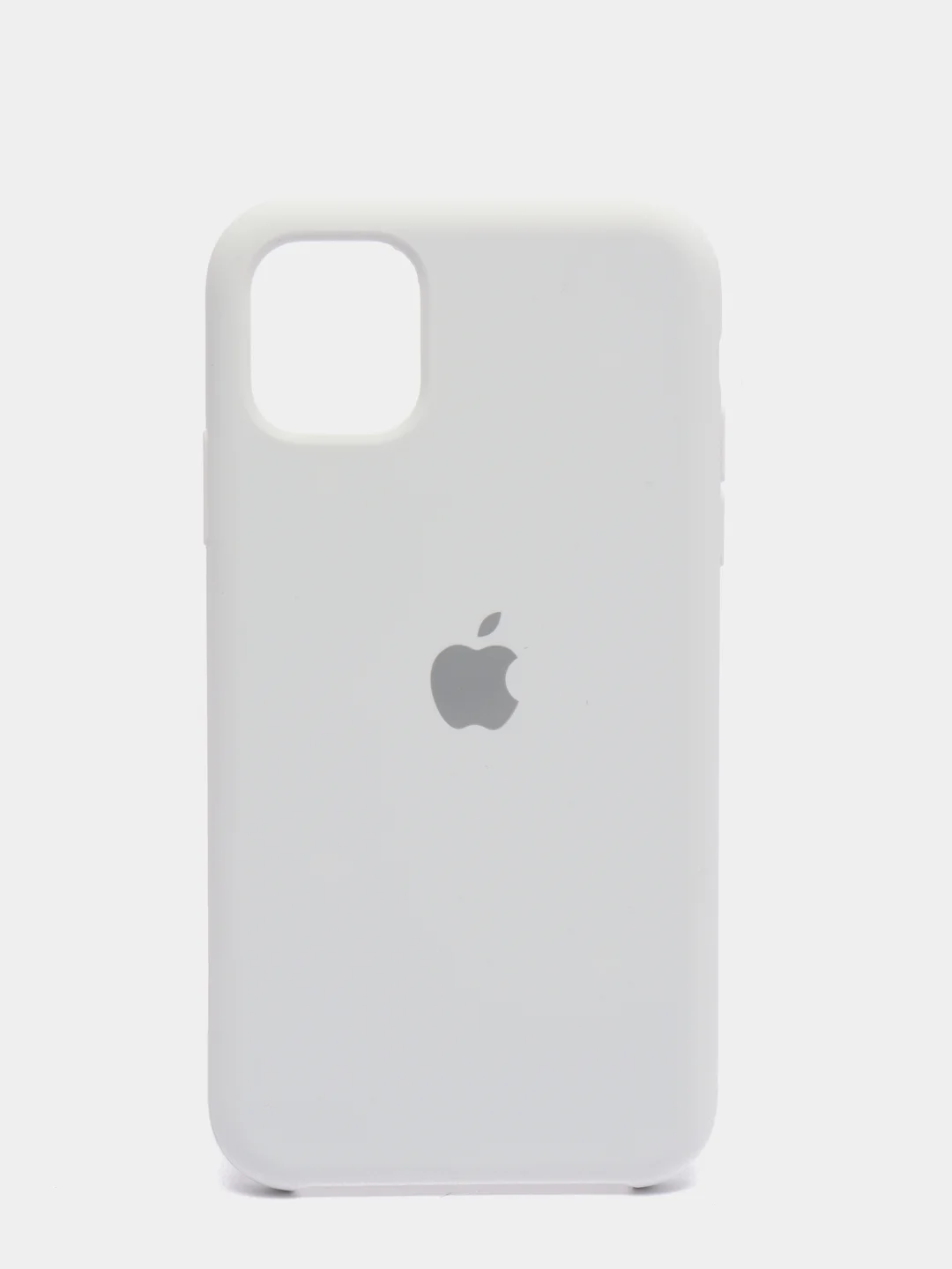 Белый чехол накладка Apple Silicone Case для iPhone 11