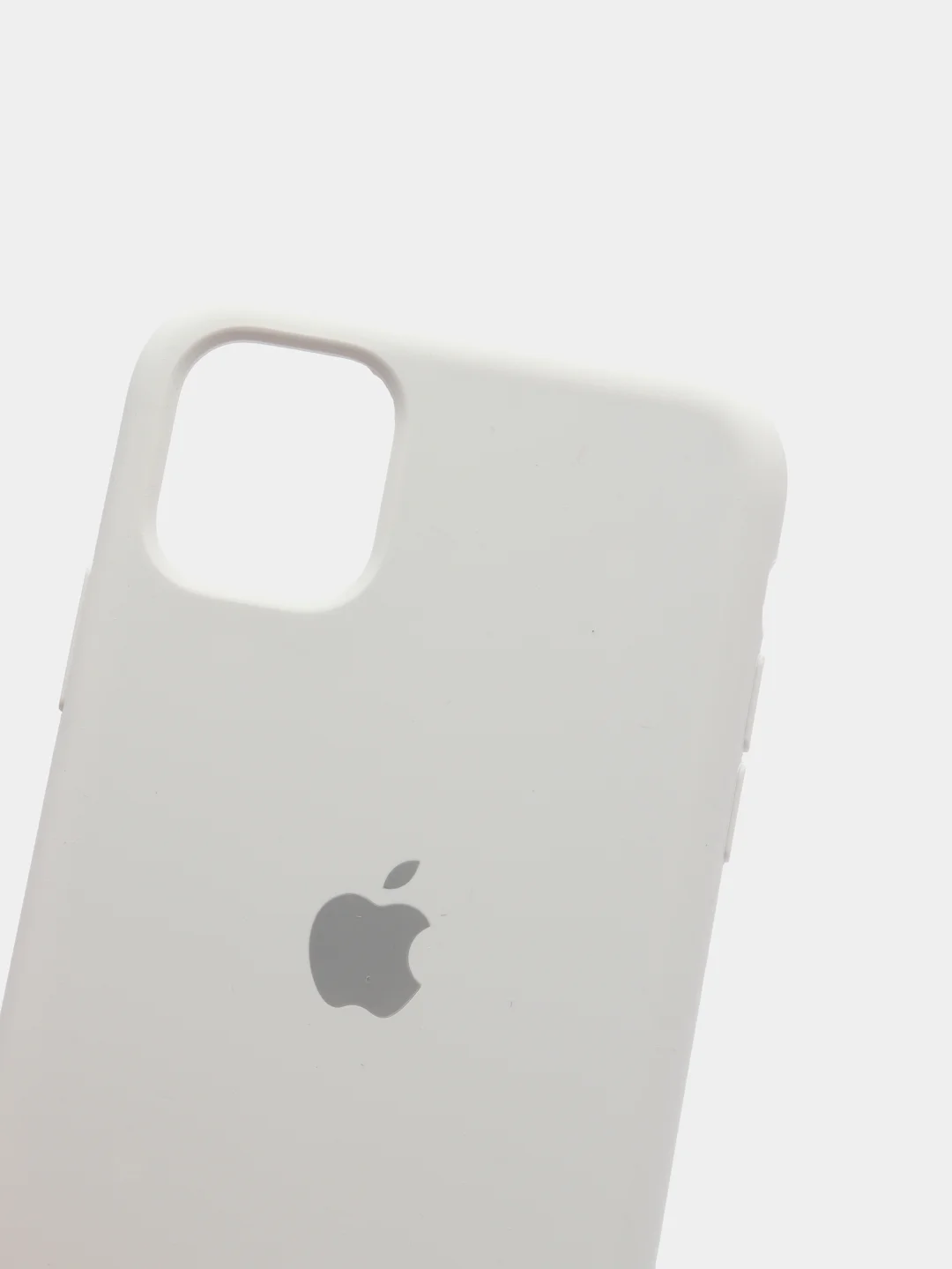 Белый чехол накладка Apple Silicone Case для iPhone 11
