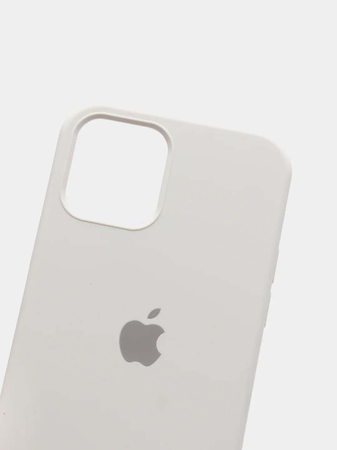 Белый чехол силиконовый Apple Silicone Case для iPhone 12 / iPhone 12 Pro
