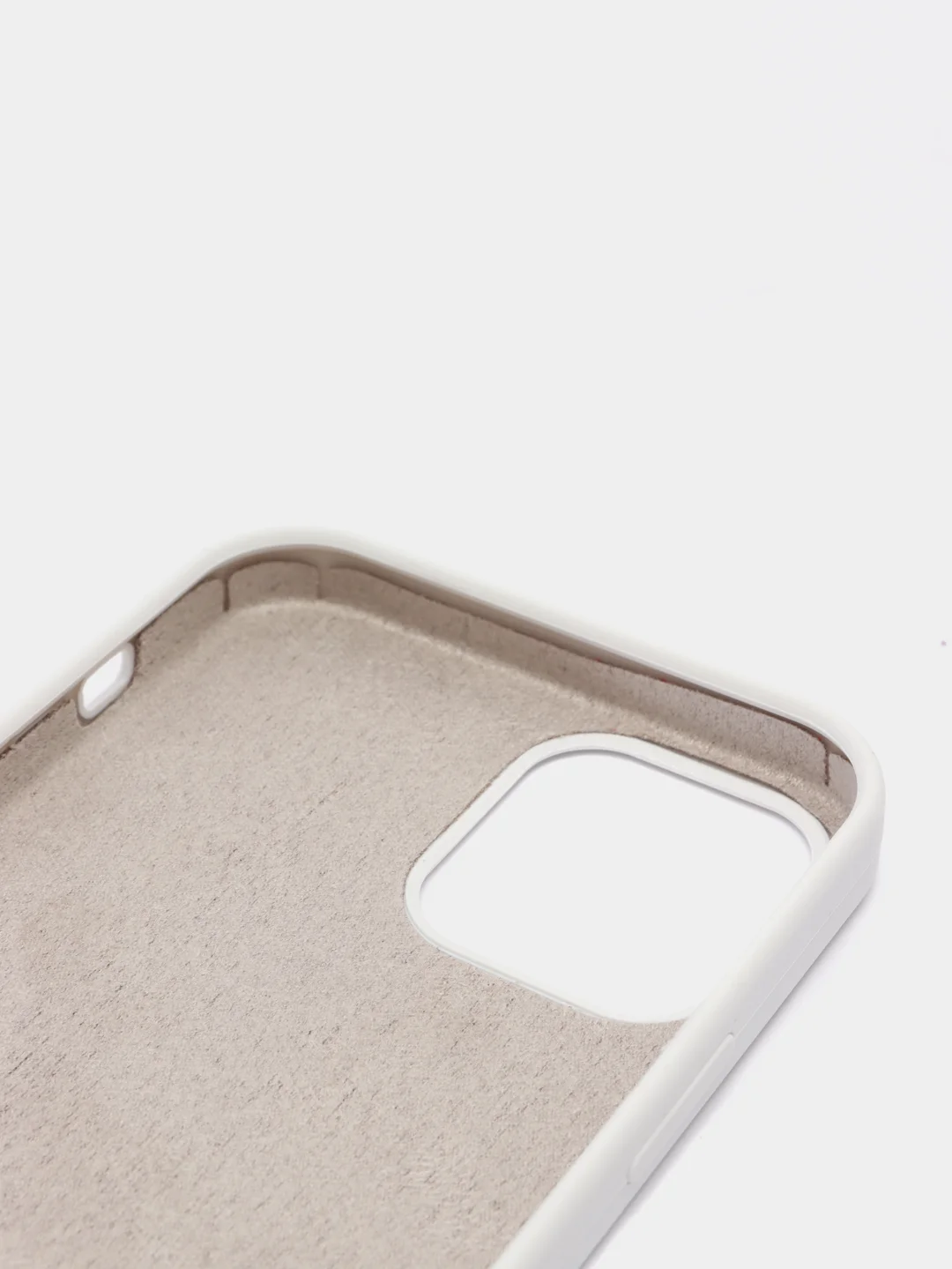 Белый чехол силиконовый Apple Silicone Case для iPhone 12 / iPhone 12 Pro