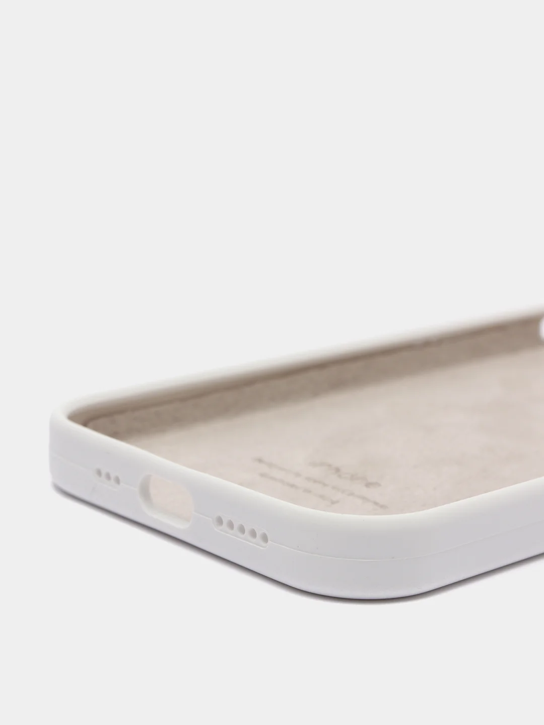 Белый чехол силиконовый Apple Silicone Case для iPhone 12 / iPhone 12 Pro