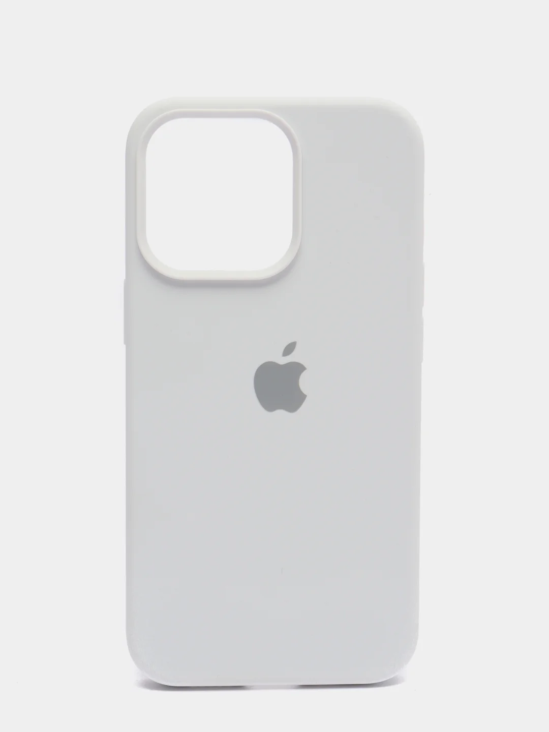 Белый чехол силиконовый Silicone Case для iPhone 13 Pro