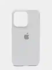Белый чехол силиконовый Silicone Case для iPhone 13 Pro