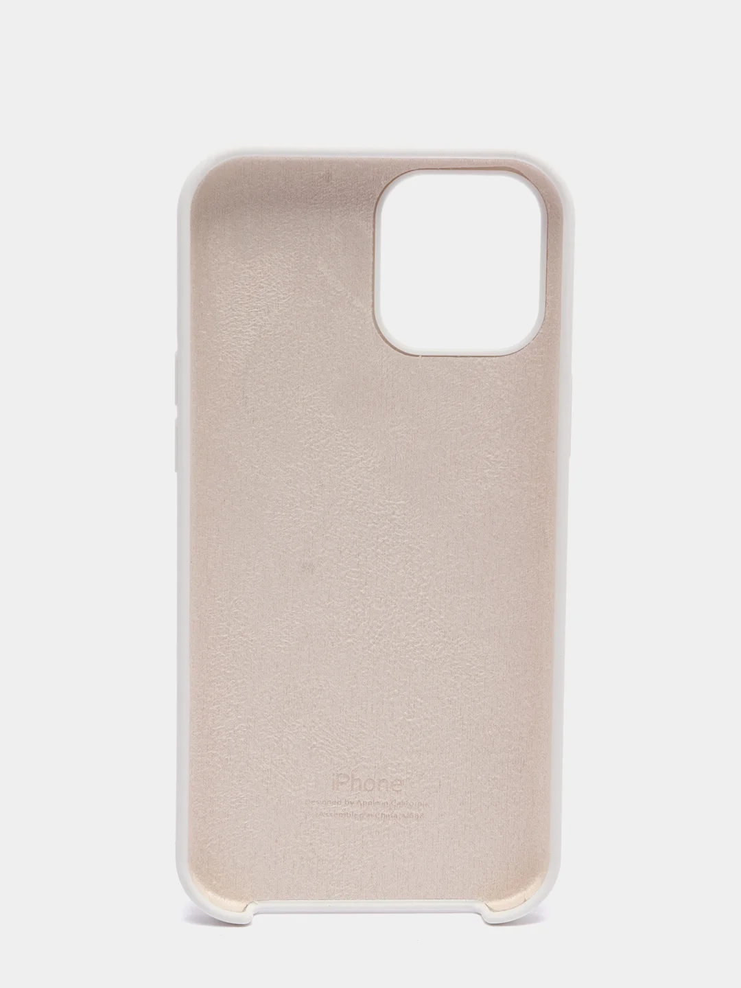 Белый чехол силиконовый Apple Silicone Case для iPhone 12 Pro Max