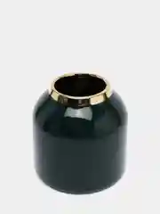 Ваза керамическая, зелёный, 16,5 х 16,5 х 16,5 см