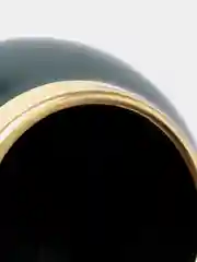 Ваза керамическая, зелёный, 16,5 х 16,5 х 16,5 см