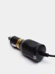 Черный адаптер автомобильный miniUSB