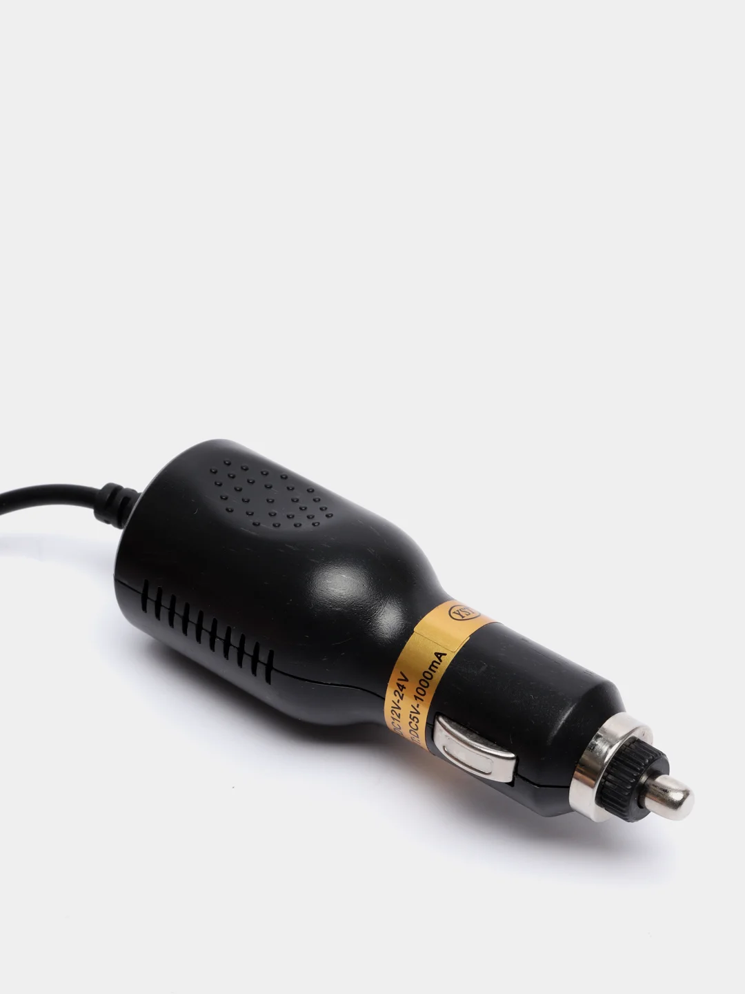 Черный адаптер автомобильный miniUSB