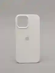 Белый чехол силиконовый Silicone Case для iPhone 13 Pro Max