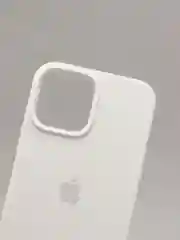 Белый чехол силиконовый Silicone Case для iPhone 13 Pro Max