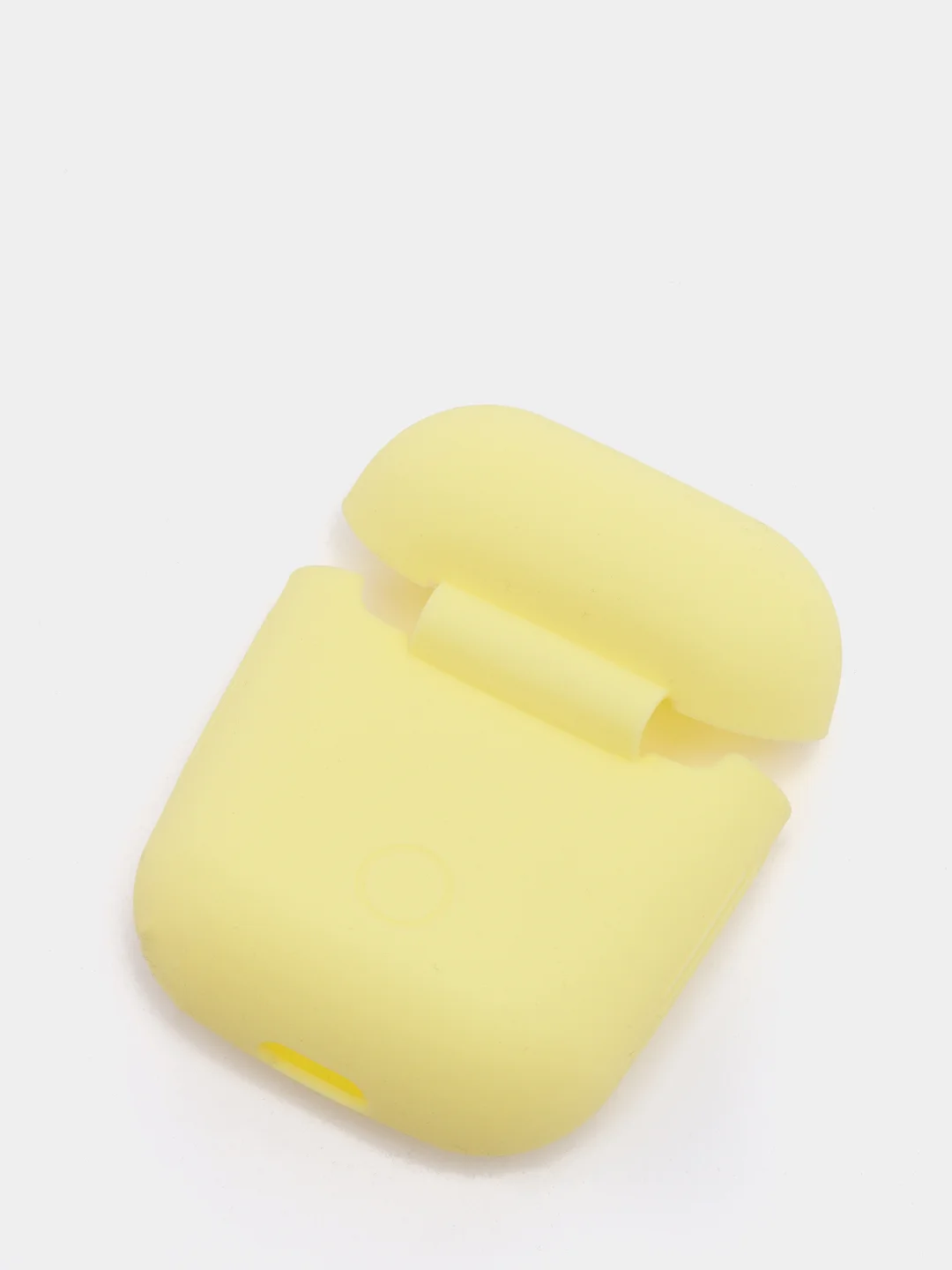 Желтый силиконовый чехол для наушников AirPods 1, 2