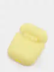 Желтый силиконовый чехол для наушников AirPods 1, 2
