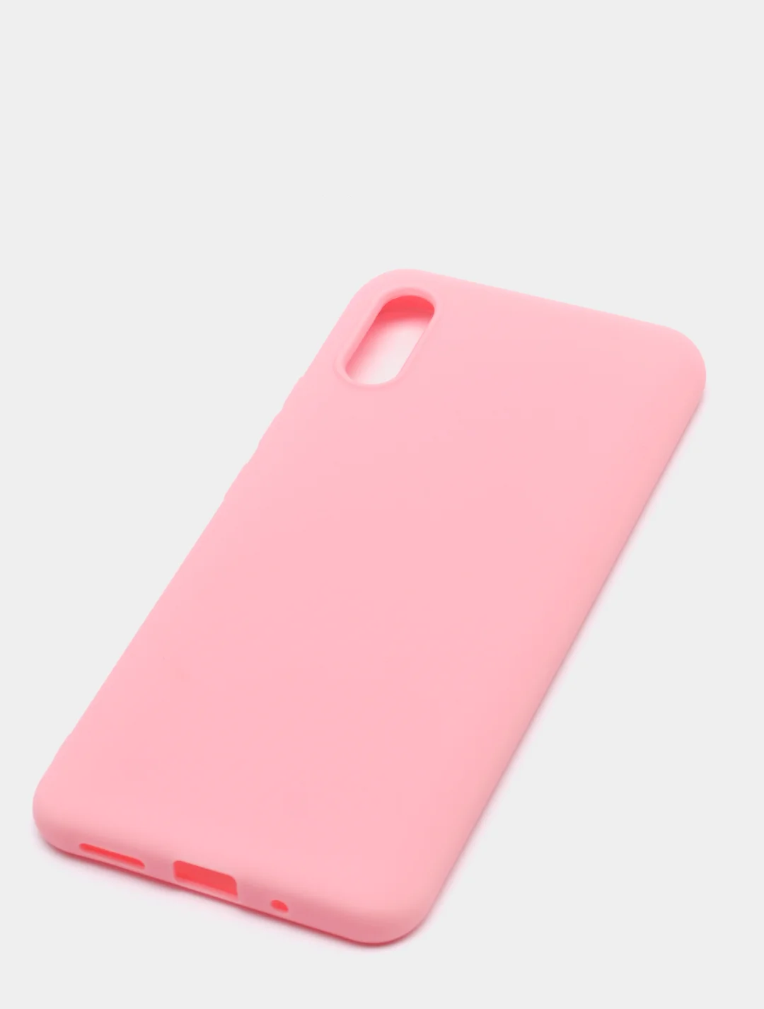 Розовый чехол Xiaomi Redmi 9A силиконовый матовый
