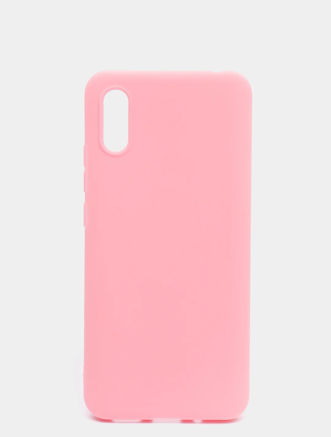 Розовый чехол Xiaomi Redmi 9A силиконовый матовый