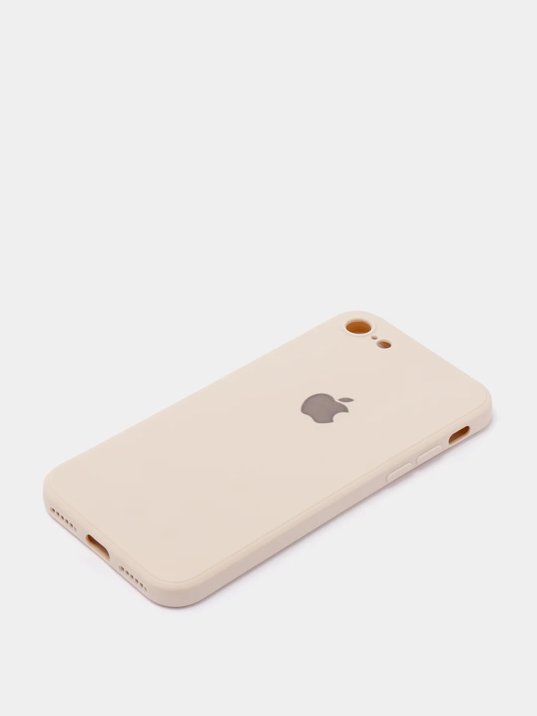 Белый чехол на iPhone 13, 12, 11, XR, 7, 8, SE, 8+, 7+, 6s, 6, Pro, Max, силиконовый