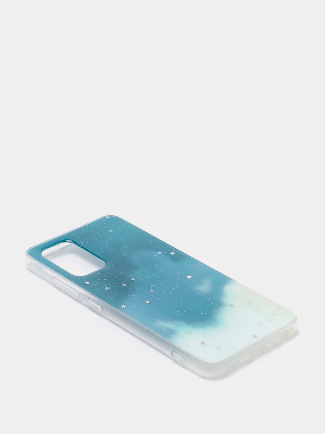 Тёмно-бирюзовый чехол для Samsung A52, A32, A51, акваблеск