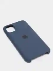 Синий меланж чехол для IPhone 11, 11 pro, 12 / 12 pro, силиконовый