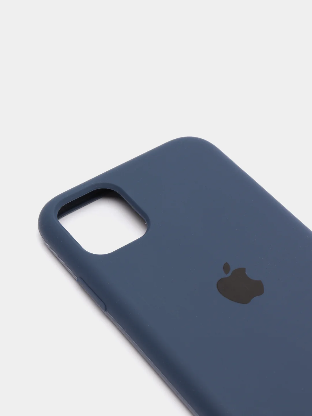 Синий меланж чехол для IPhone 11, 11 pro, 12 / 12 pro, силиконовый