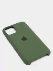 Тёмно-зелёный чехол для IPhone 11, 11 pro, 12 / 12 pro, силиконовый