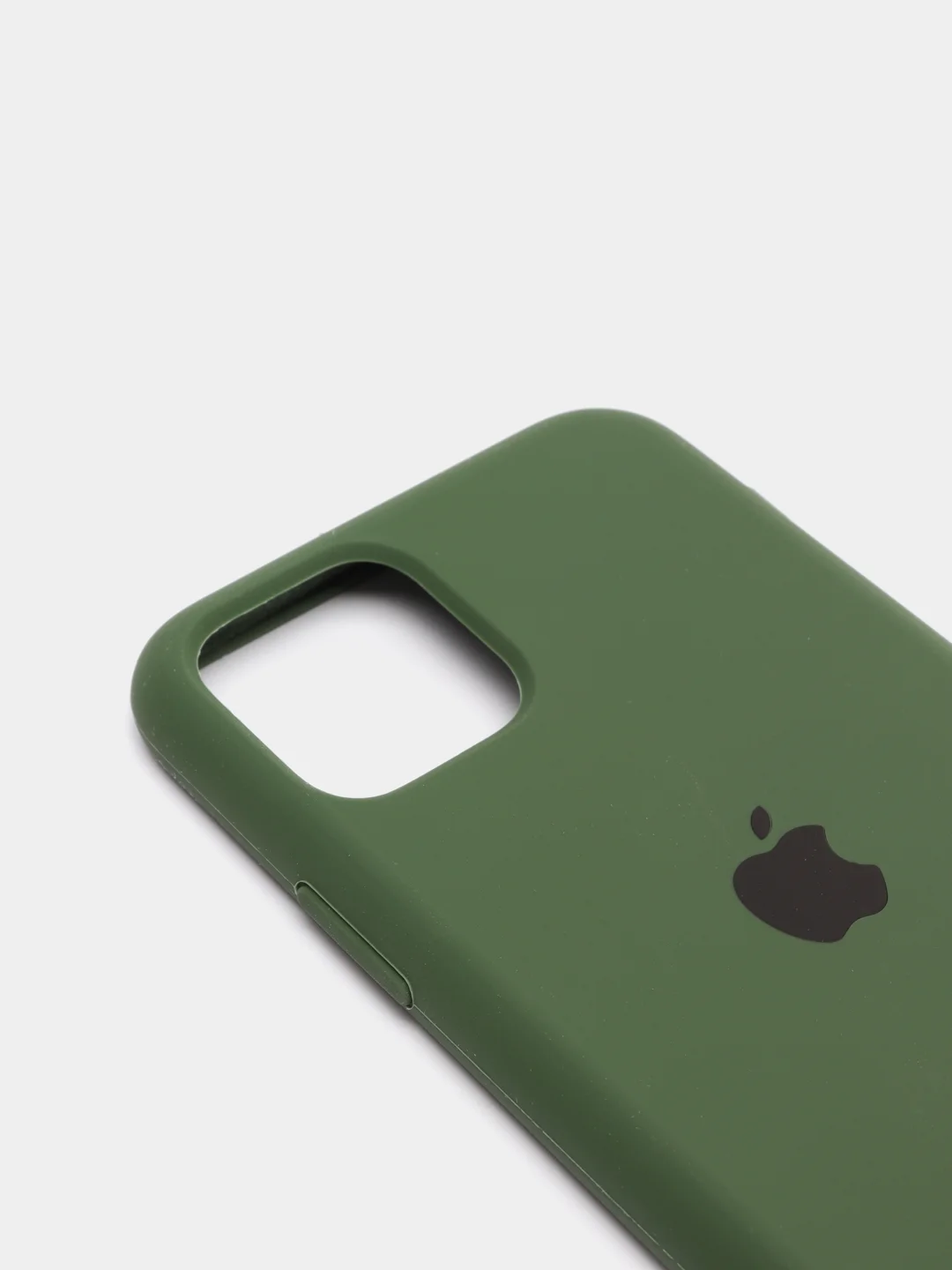 Тёмно-зелёный чехол для IPhone 11, 11 pro, 12 / 12 pro, силиконовый