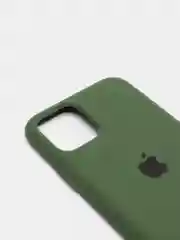 Тёмно-зелёный чехол для IPhone 11, 11 pro, 12 / 12 pro, силиконовый