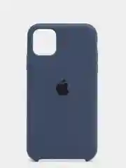 Синий меланж чехол для IPhone 11, 11 pro, 12 / 12 pro, силиконовый
