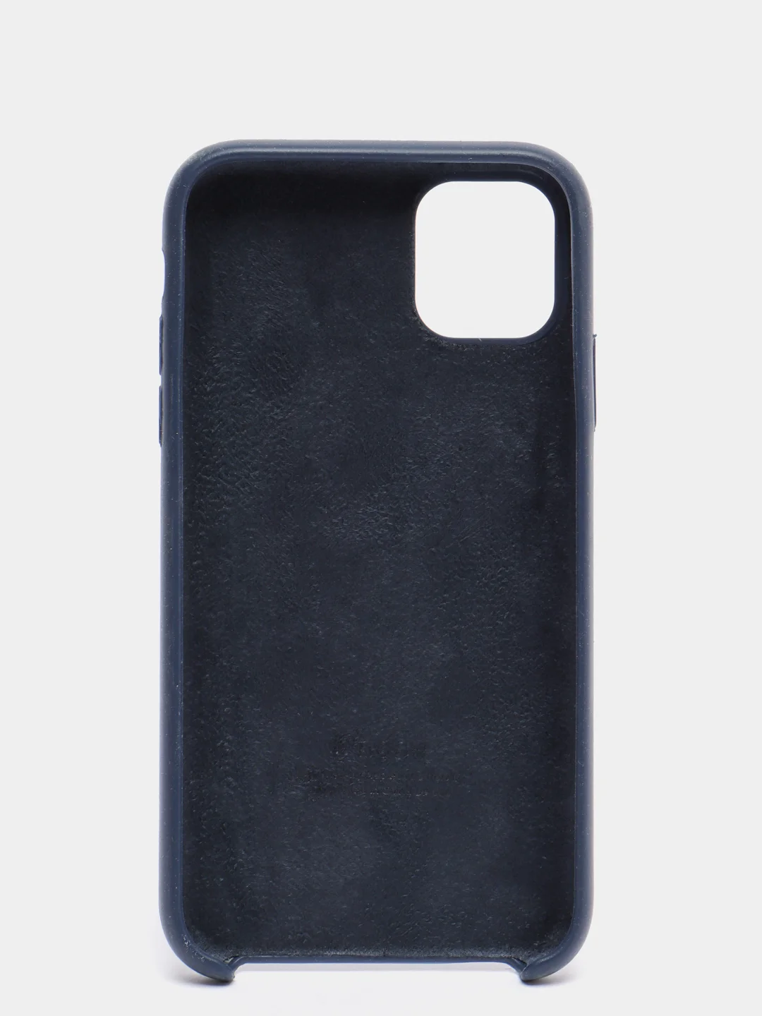 Синий меланж чехол для IPhone 11, 11 pro, 12 / 12 pro, силиконовый