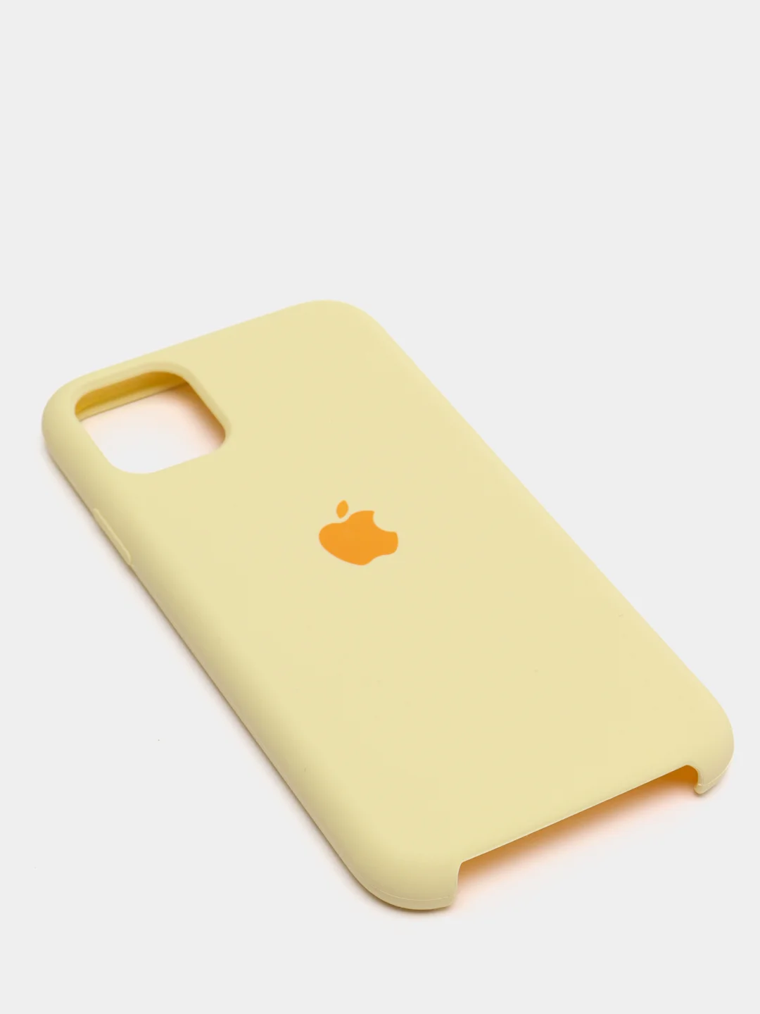 Светло-жёлтый чехол для IPhone 11, 11 pro, 12 / 12 pro, силиконовый
