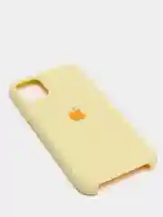 Светло-жёлтый чехол для IPhone 11, 11 pro, 12 / 12 pro, силиконовый
