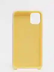Светло-жёлтый чехол для IPhone 11, 11 pro, 12 / 12 pro, силиконовый