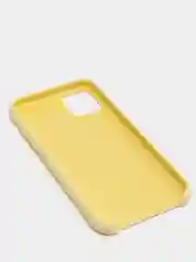 Светло-жёлтый чехол для IPhone 11, 11 pro, 12 / 12 pro, силиконовый