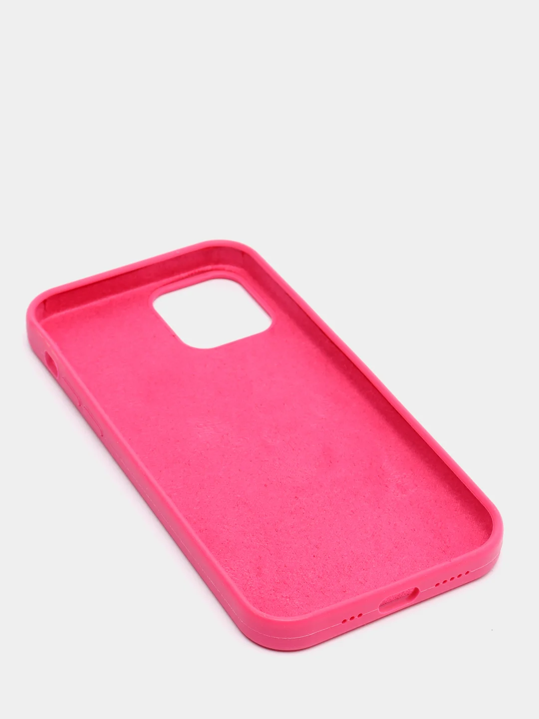 Тёмно-розовый чехол для IPhone 11, 11 pro, 12 / 12 pro, силиконовый