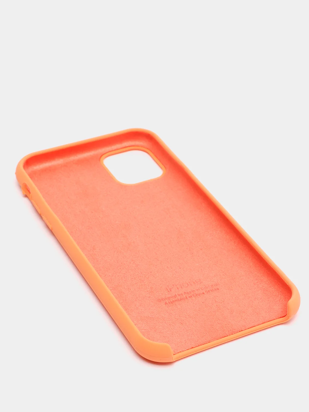 Оранжевый чехол для IPhone 11, 11 pro, 12 / 12 pro, силиконовый