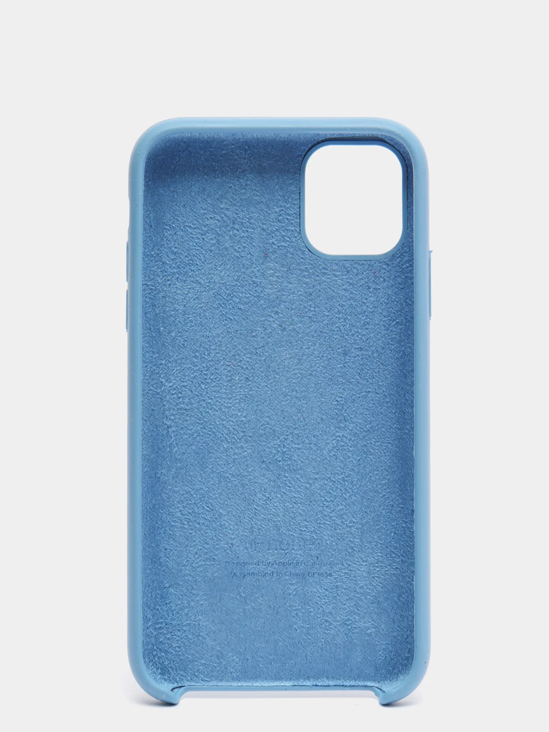 Голубой чехол для IPhone 11, 11 pro, 12 / 12 pro, силиконовый