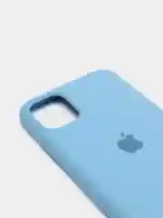 Голубой чехол для IPhone 11, 11 pro, 12 / 12 pro, силиконовый
