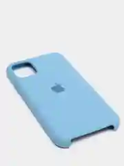Голубой чехол для IPhone 11, 11 pro, 12 / 12 pro, силиконовый