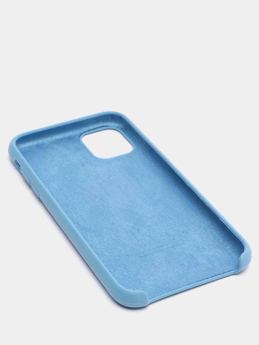 Голубой чехол для IPhone 11, 11 pro, 12 / 12 pro, силиконовый