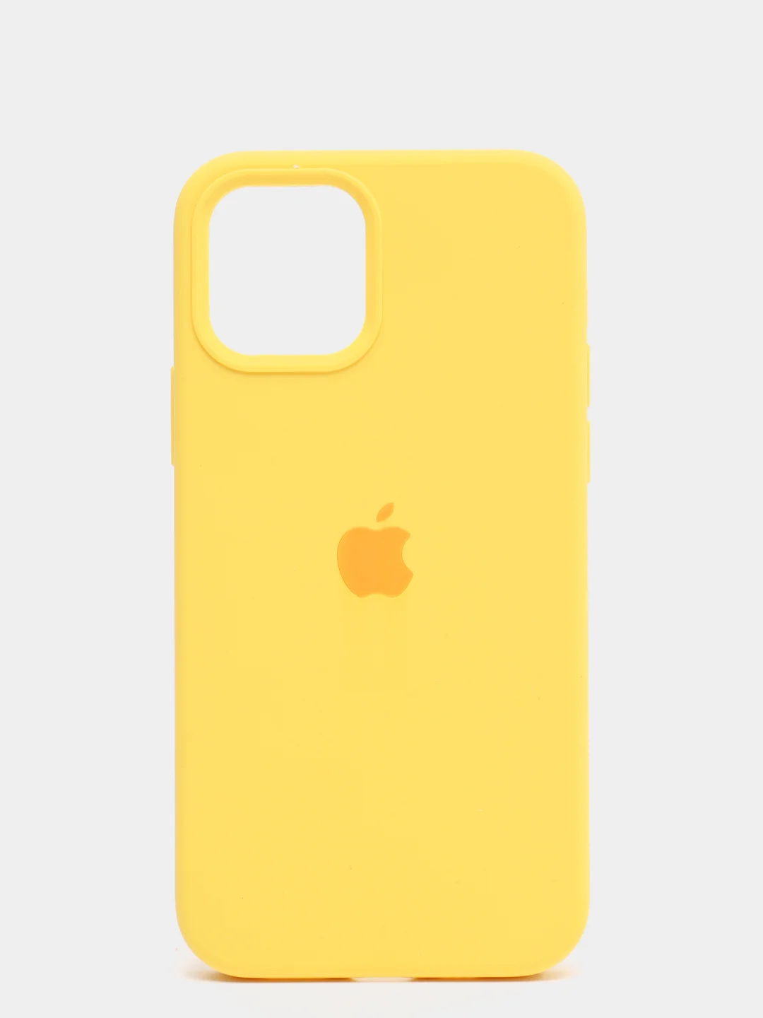 Желтый чехол для IPhone 11, 11 pro, 12 / 12 pro, силиконовый