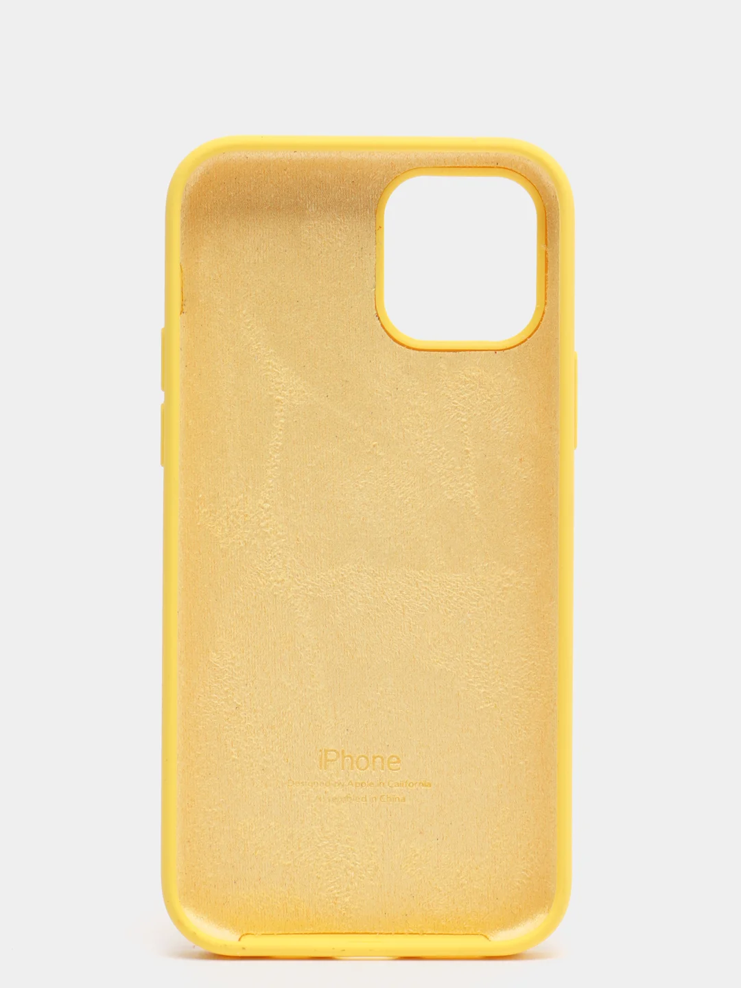Желтый чехол для IPhone 11, 11 pro, 12 / 12 pro, силиконовый