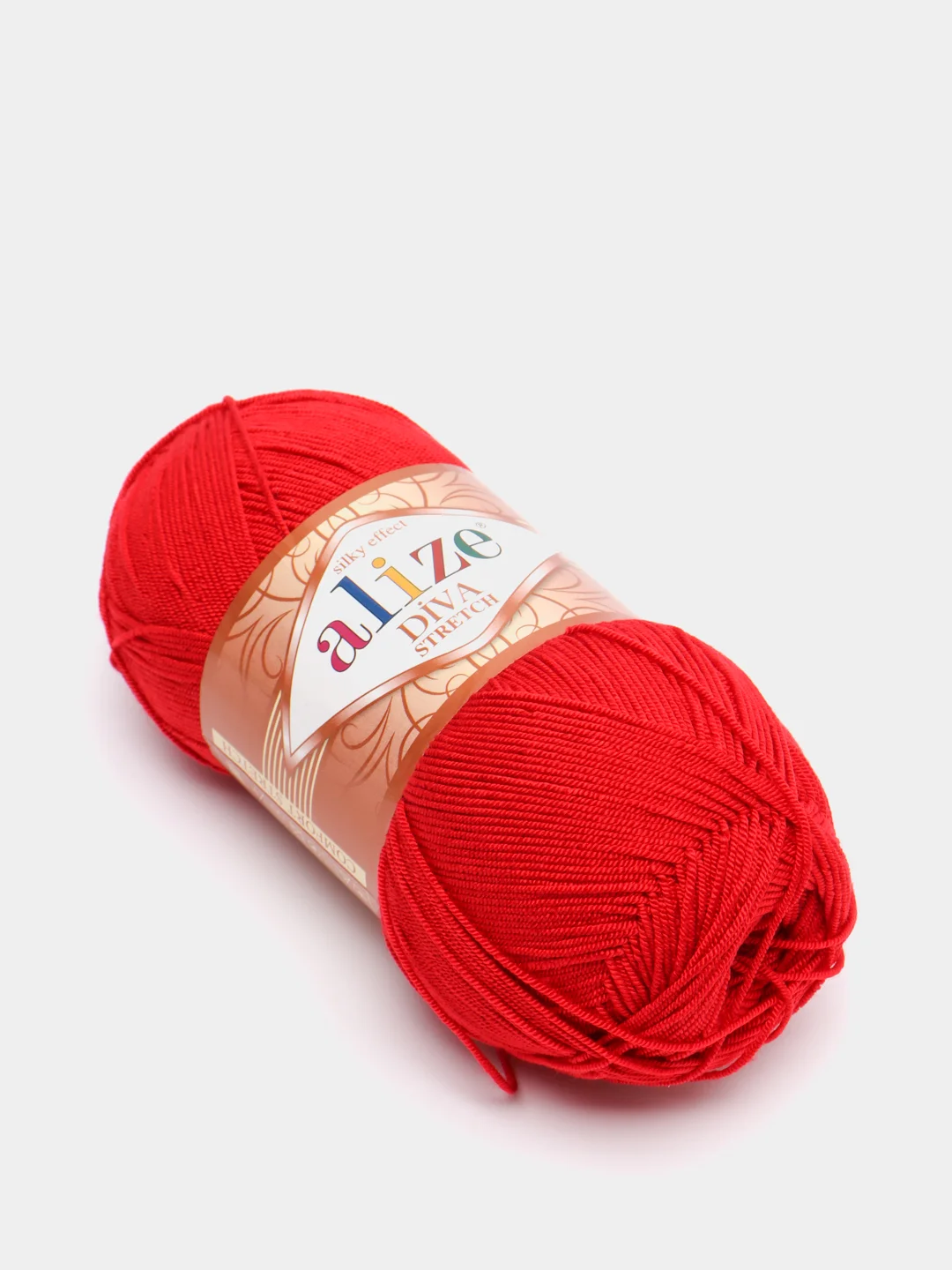 Алый пряжа Alize Diva Stretch 92% Микрофибра 8% Эластик 100г 400м