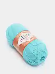 Бирюзовый пряжа Alize Diva Stretch 92% Микрофибра 8% Эластик 100г 400м