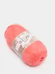 Пастельно-коралловый пряжа Alize Bella 100% Хлопок 100 г 360 м
