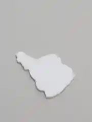Багровый кабошон вырубка