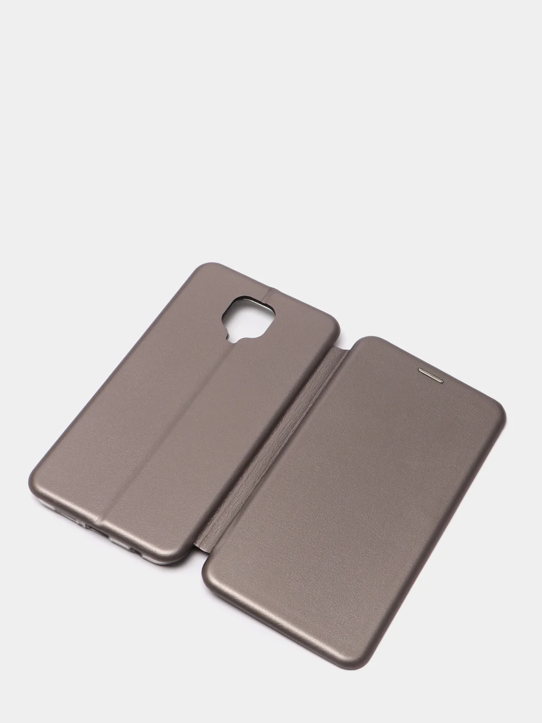 Серый чехол книжка Xiaomi Redmi NOTE 9 PRO / Note 9S