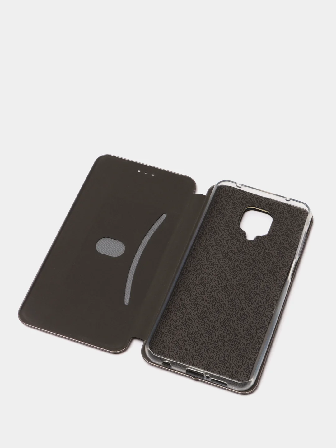 Серый чехол книжка Xiaomi Redmi NOTE 9 PRO / Note 9S
