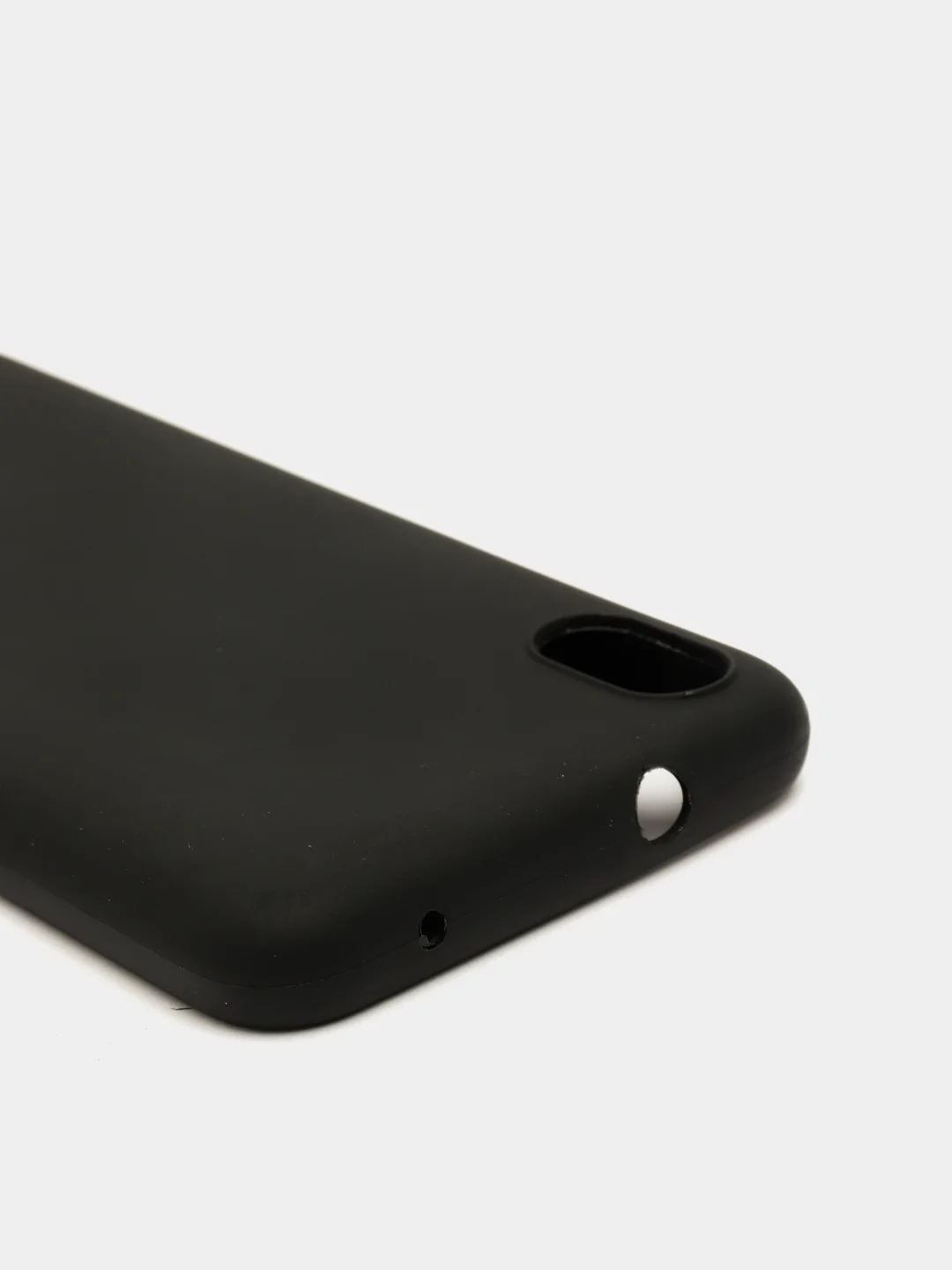 Черный чехол Xiaomi Redmi 7A силиконовый цветной матовый (Сяоми Редми 7А)